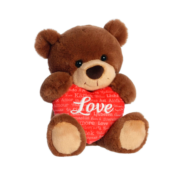 Peluche San Valentín Marrón LOVE