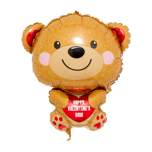 Globo metálico de oso de peluche. 026635436496