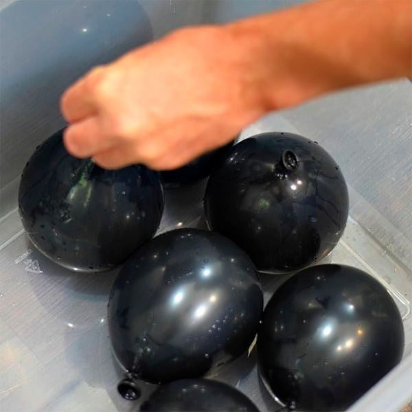 Globos de bomba de agua negra 100 unidades - Imagen 3