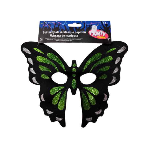 Antifaz de mariposa glitter - Imagen 4