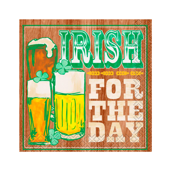 Servilletas pequeñas Irish for the day