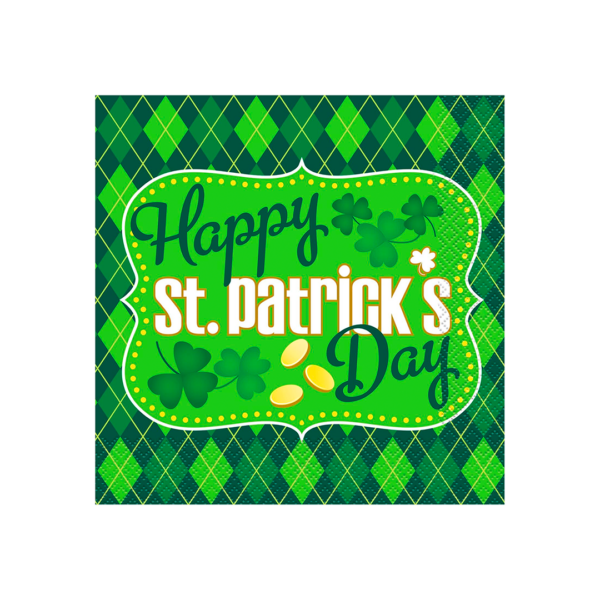 Servilleta grande Happy St. Patrick´s Day