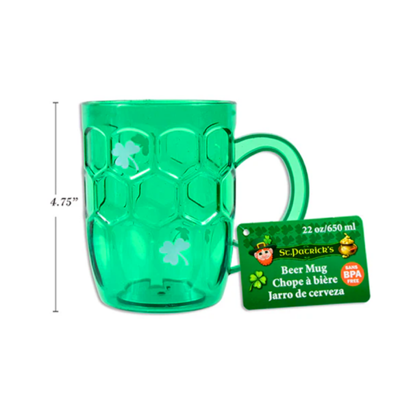 Taza de cerveza color verde - Imagen 2