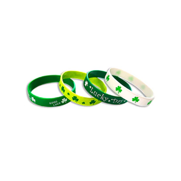 Pulseras estampadas del día de San Patricio