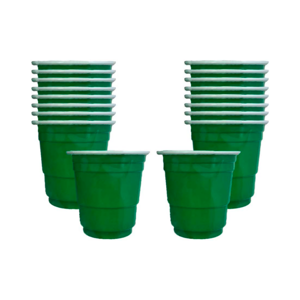 Vasos de shots verdes