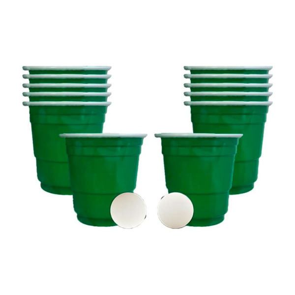 Juego de beber Beer Pong del Día de San Patricio