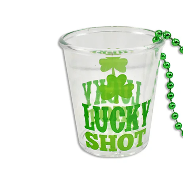 Collar de San Patricio con vaso de shot - Imagen 2