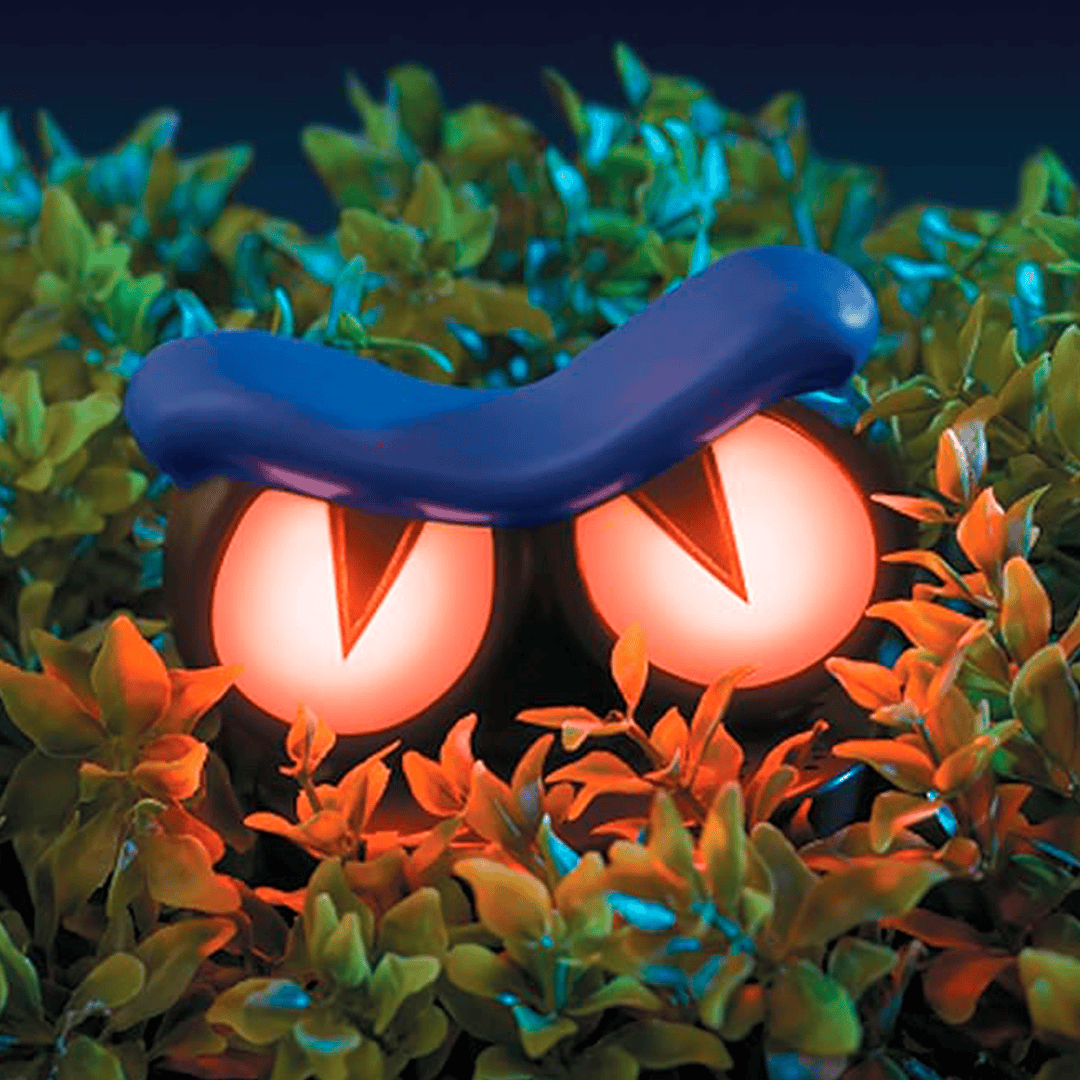 Decoracion ojos con luz led para jardin halloween - Imagen 3