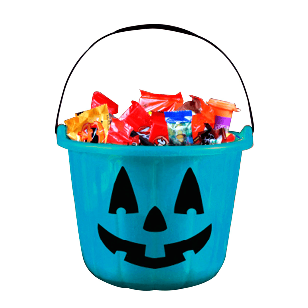 Cubetas para dulces halloween aqua