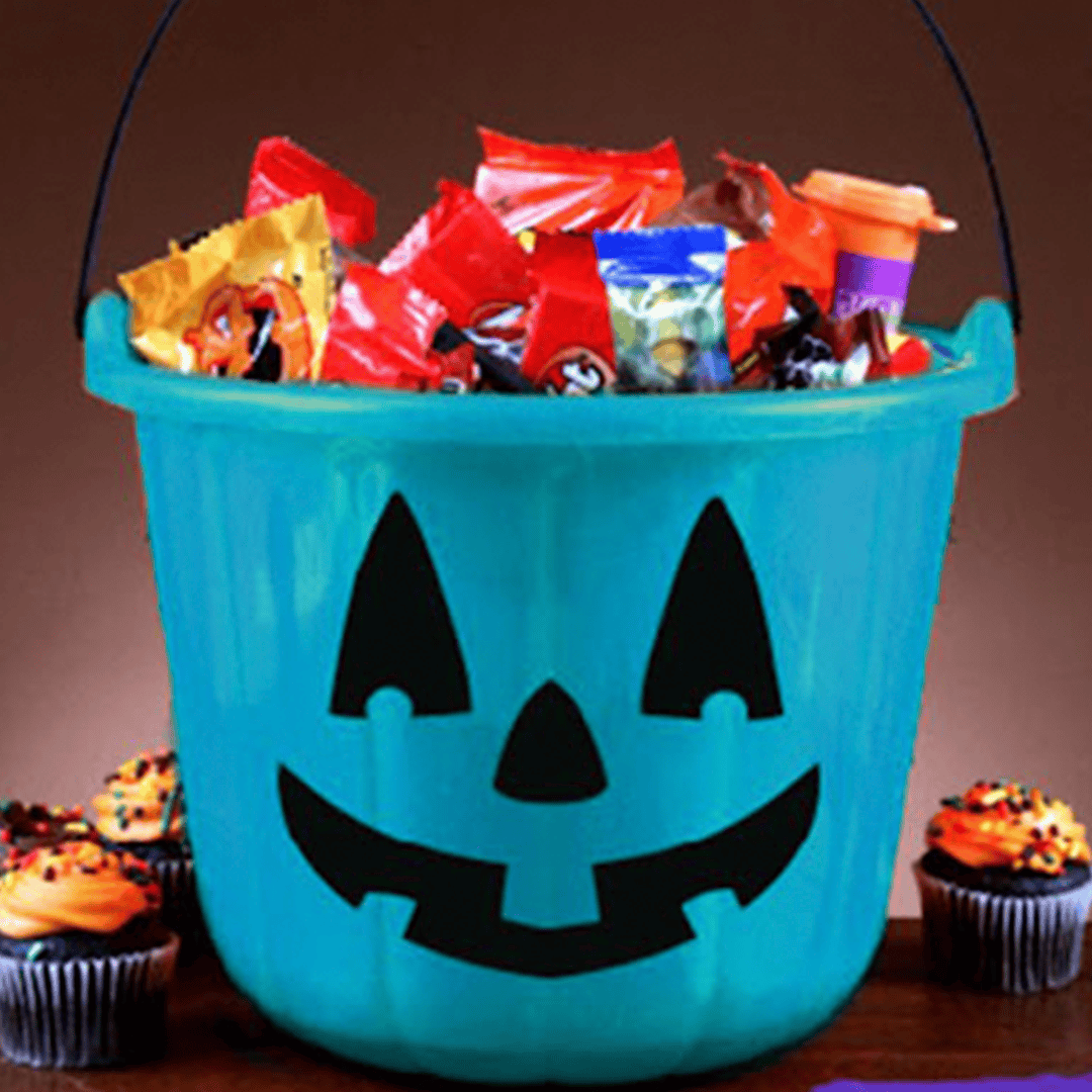 Cubetas para dulces halloween aqua - Imagen 2