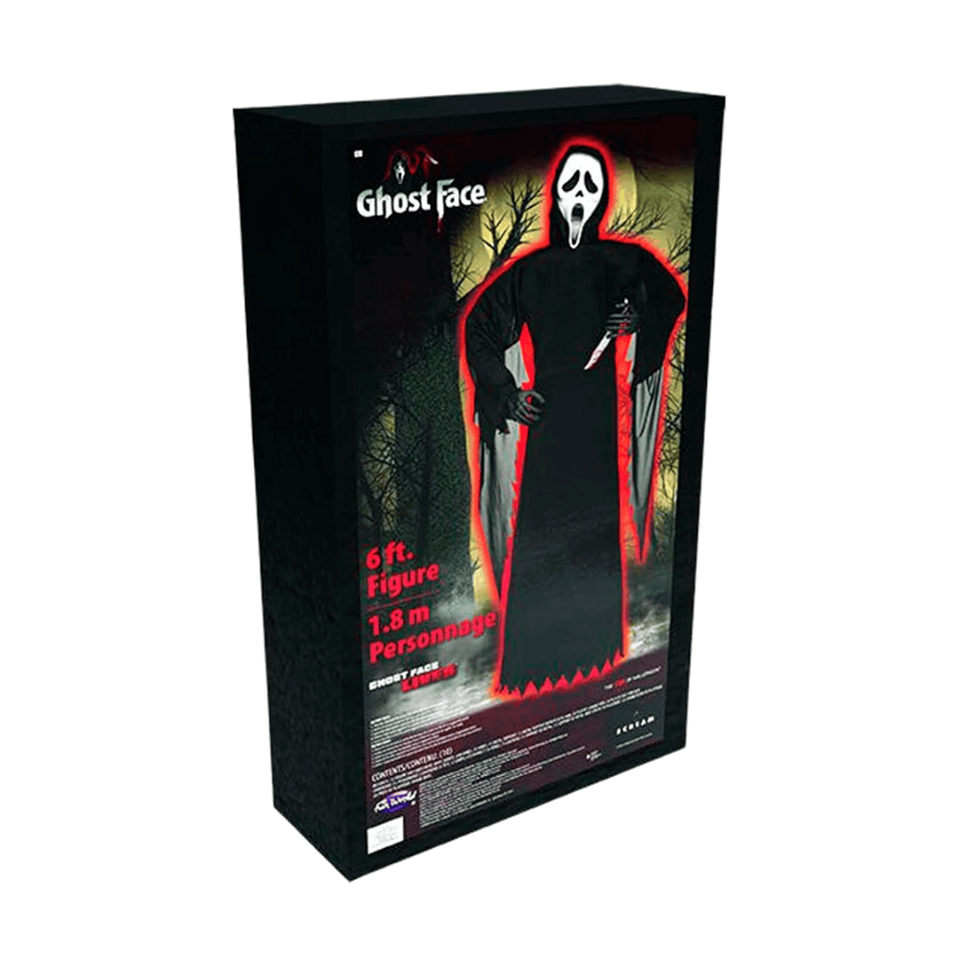 Decoración ghost face con cuchillo - Imagen 2