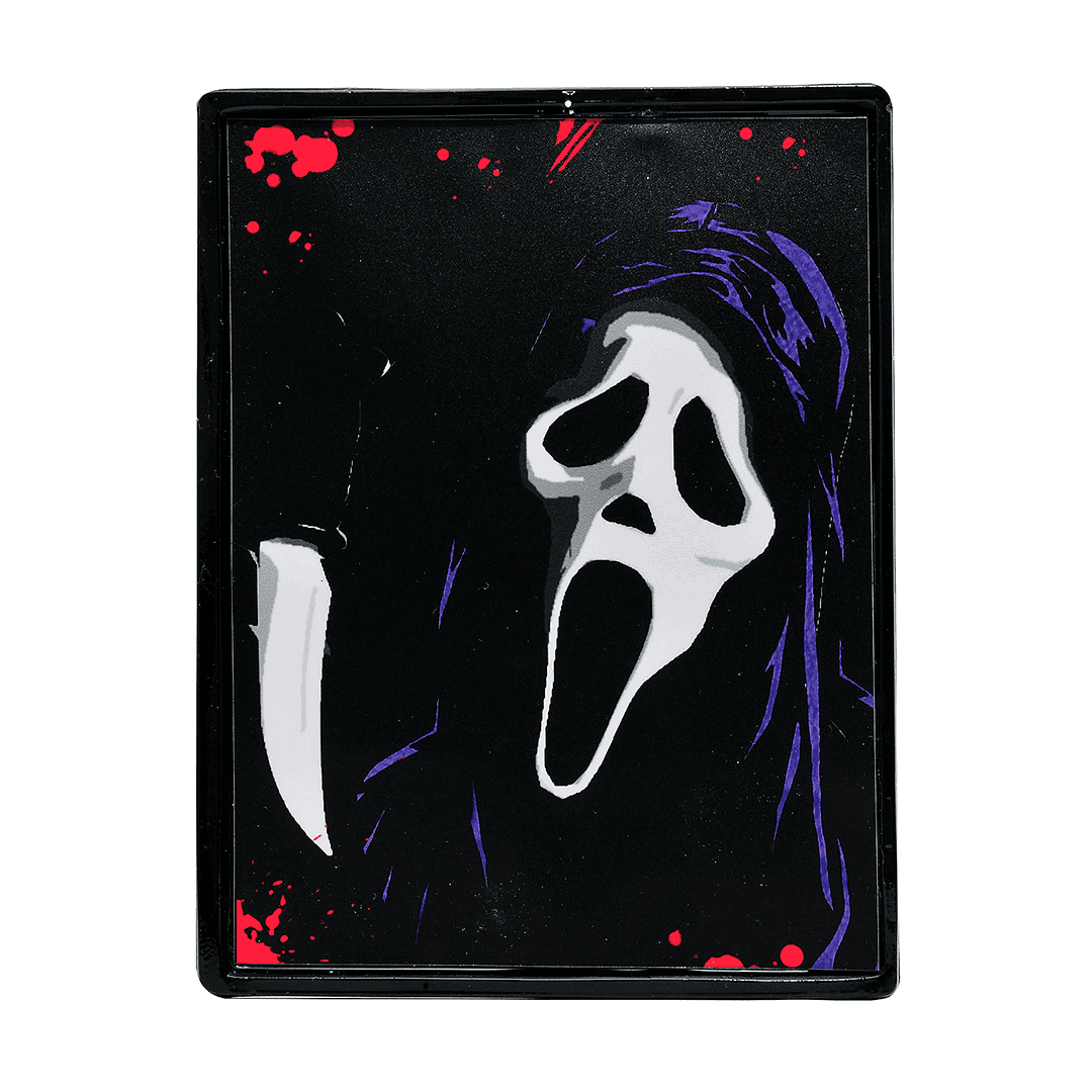 Decoracion ghost face neon