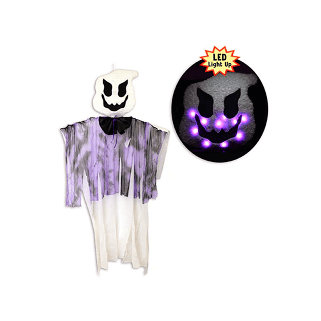 Decoracion fantasma/calabaza con luz - Imagen 2