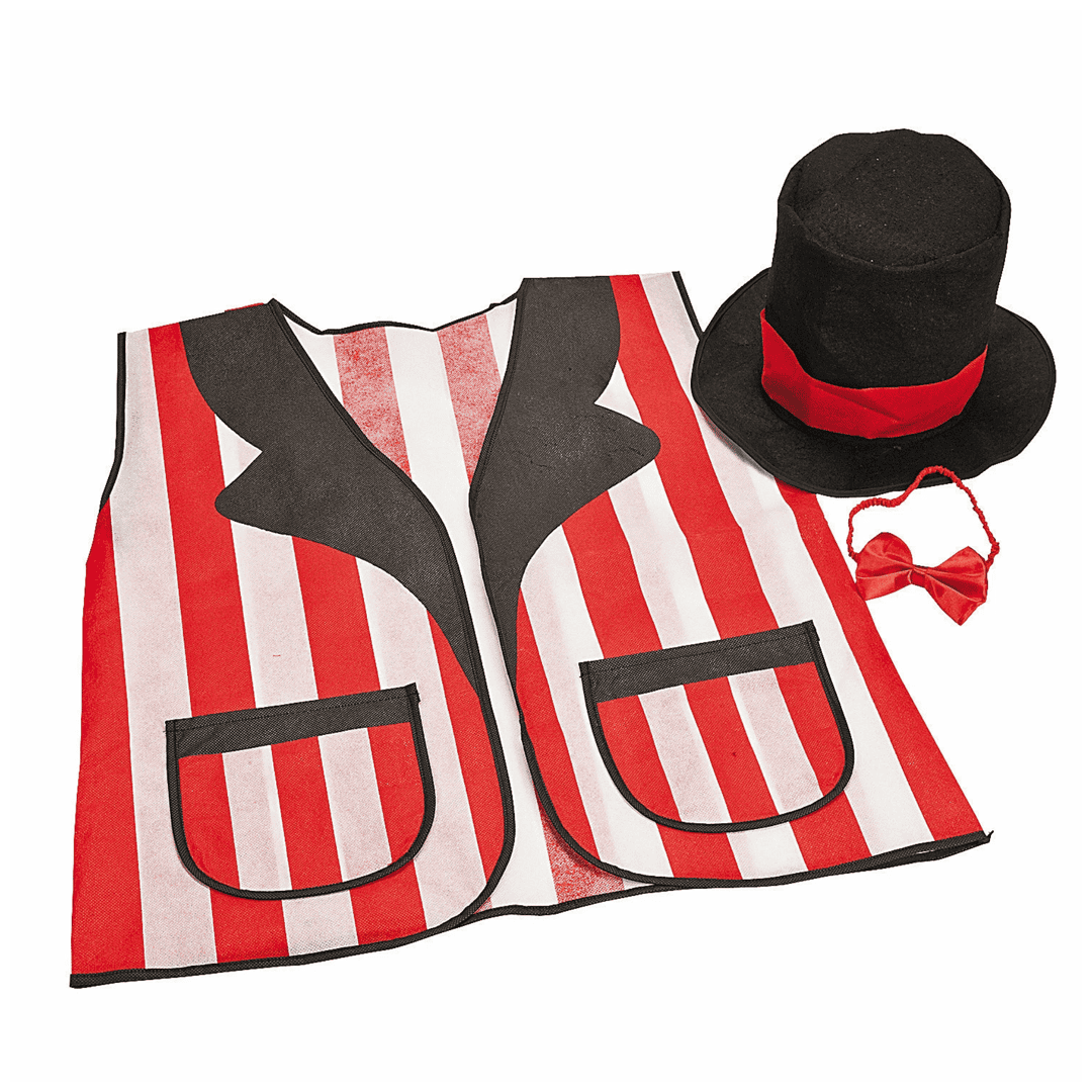 Juego de disfraces de carnaval para adultos - accesorios de ropa - 3 piezas- - Imagen 2