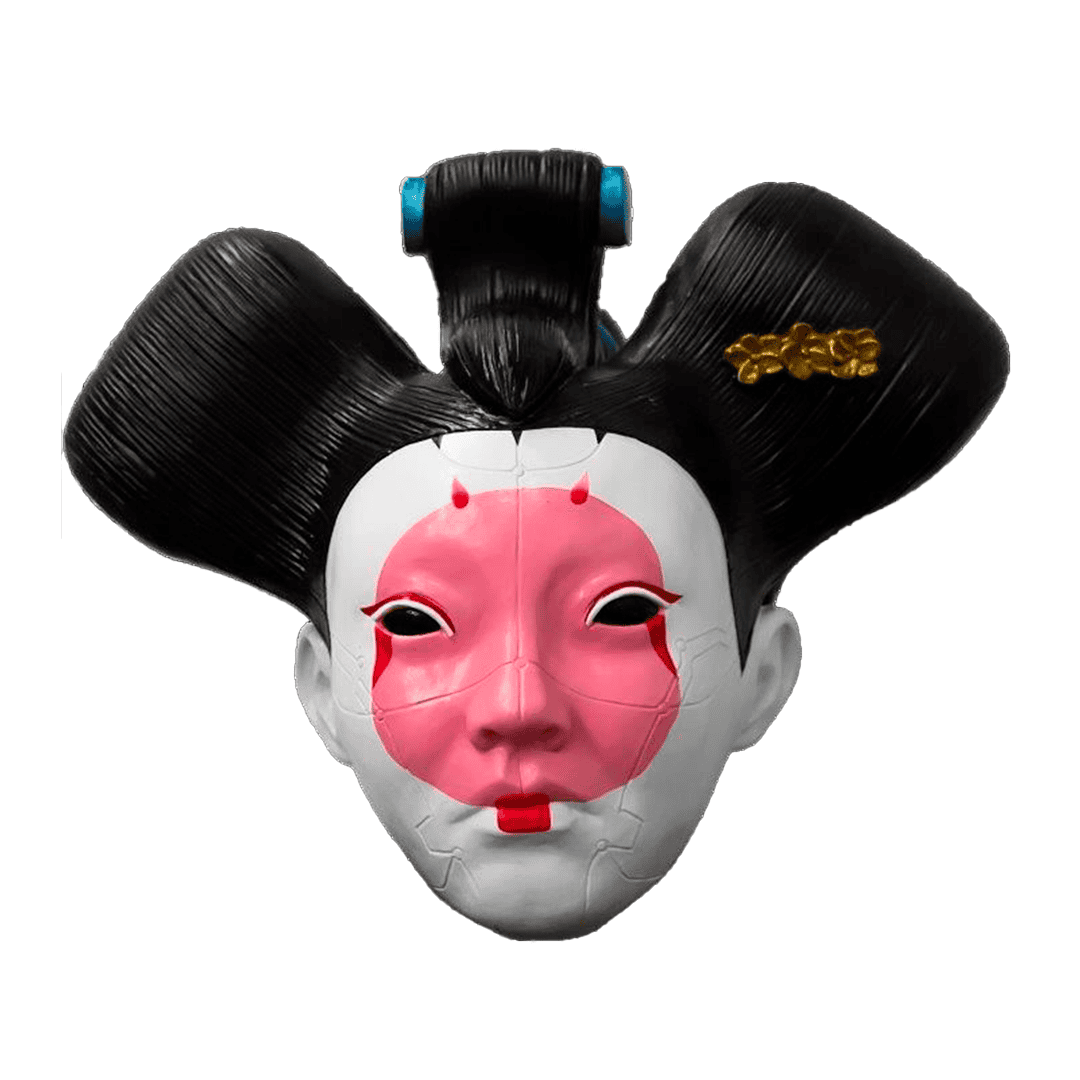 Máscara de látex Ghost in the shell