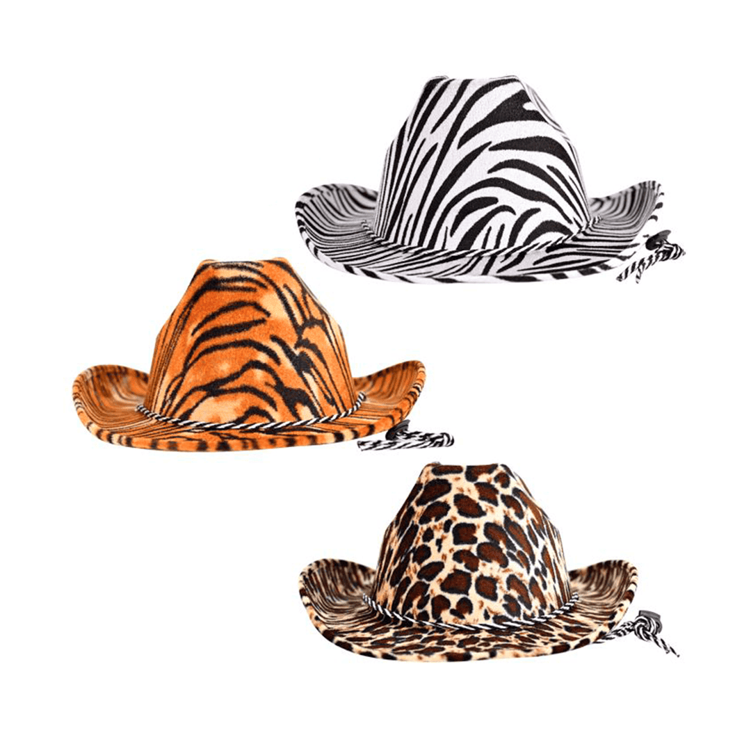 Sombreros de vaquero con estampado animal - Imagen 2