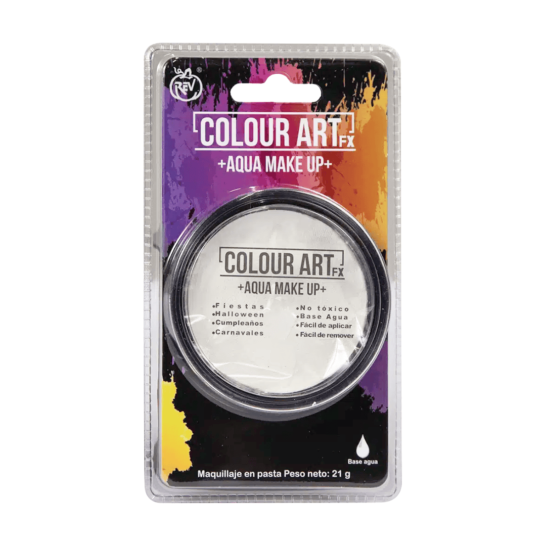 Maquillaje en pasta blanco