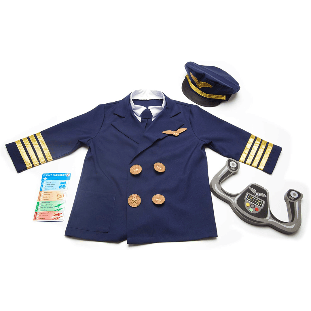 Disfraz para niño piloto aviador talla 3-6