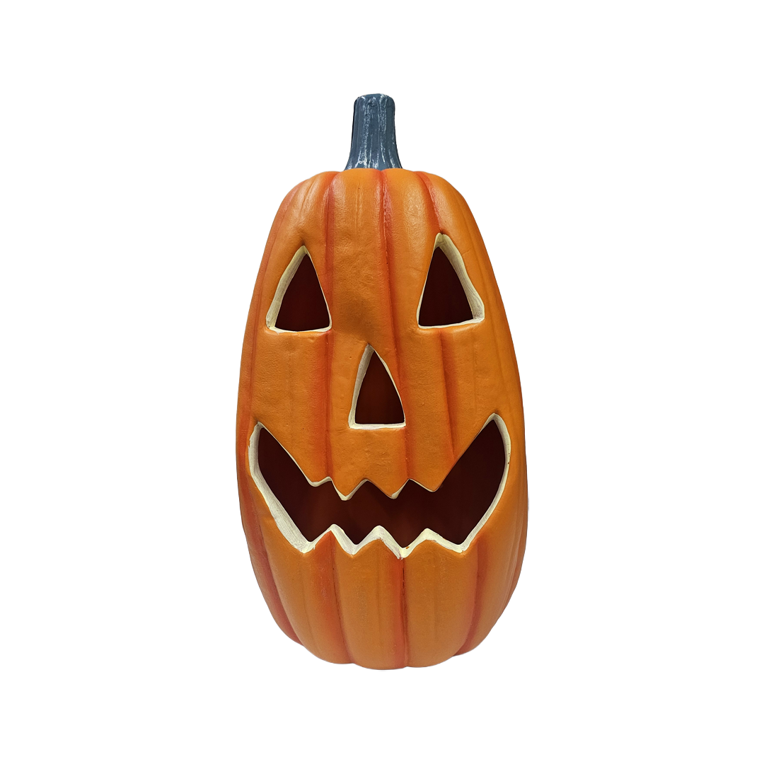 Calabaza larga decorativa con luz