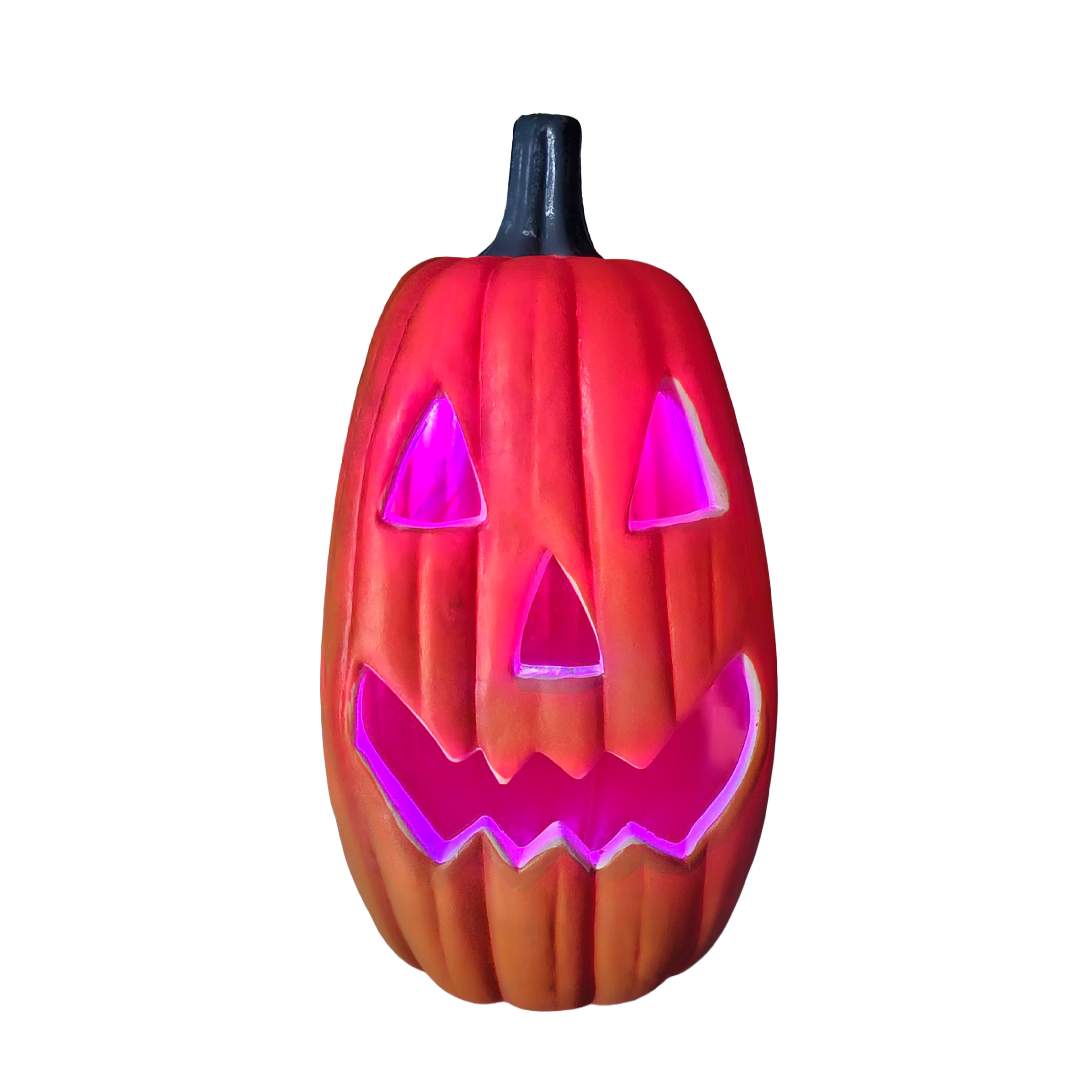Calabaza larga decorativa con luz - Imagen 2
