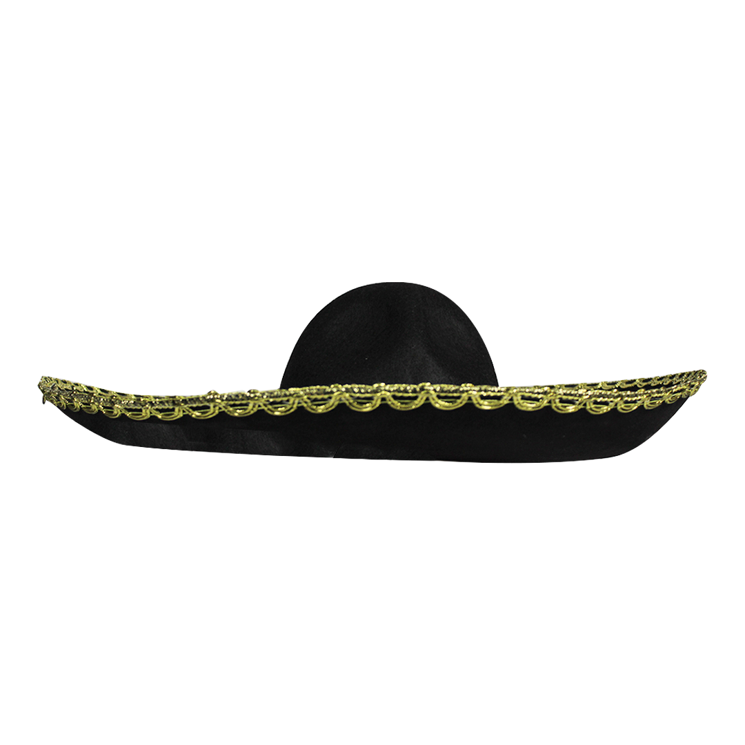 Sombrero de mariachi con dorado