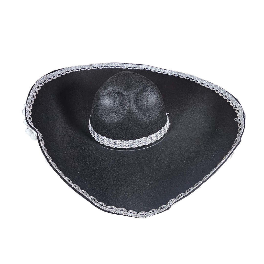 Sombrero de mariachi con borlas