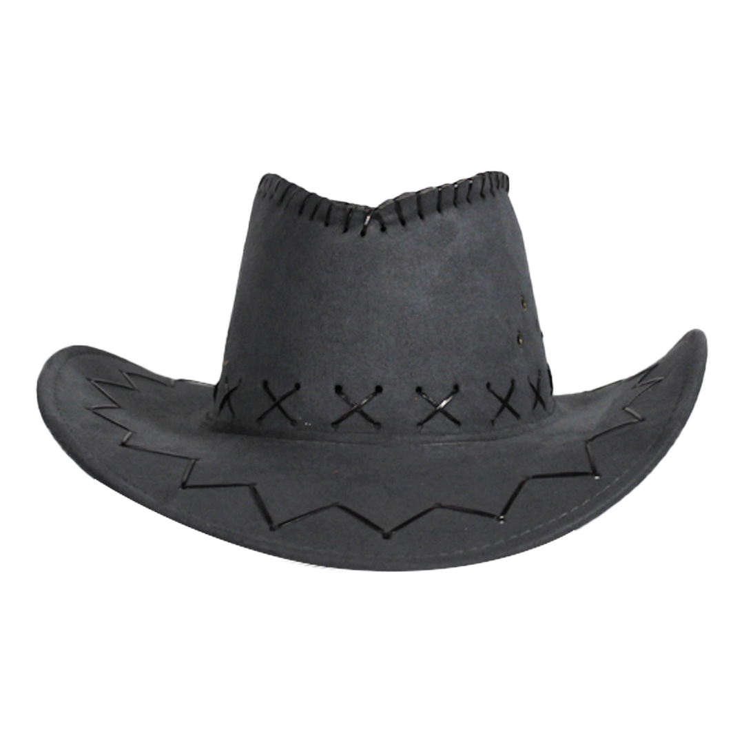 Sombrero de vaquero color gris