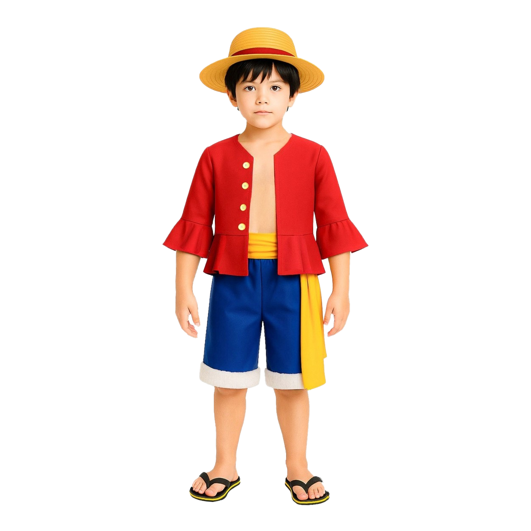 Disfraz de Monkey D. Luffy para niño