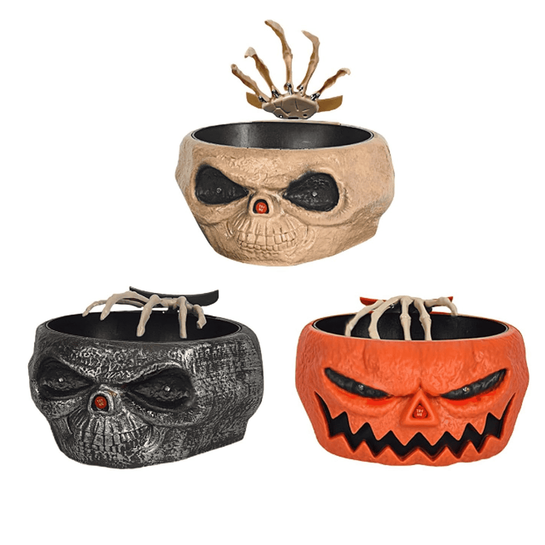 Bowl de calavera con sensor de mano