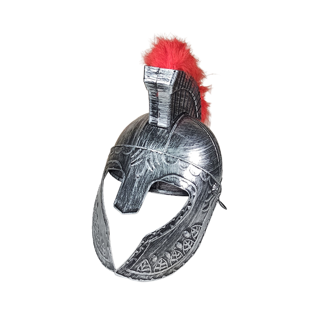 Casco de Guerrero Romano Plateado