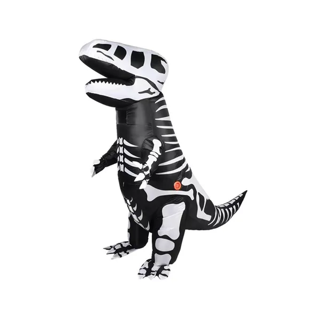 Disfraz inflable esqueleto de dinosaurio - Imagen 2