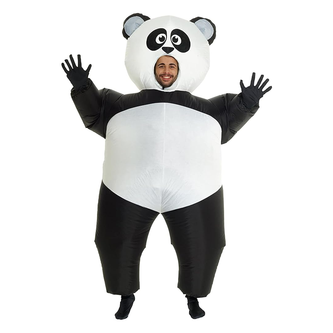Disfraz de panda inflable