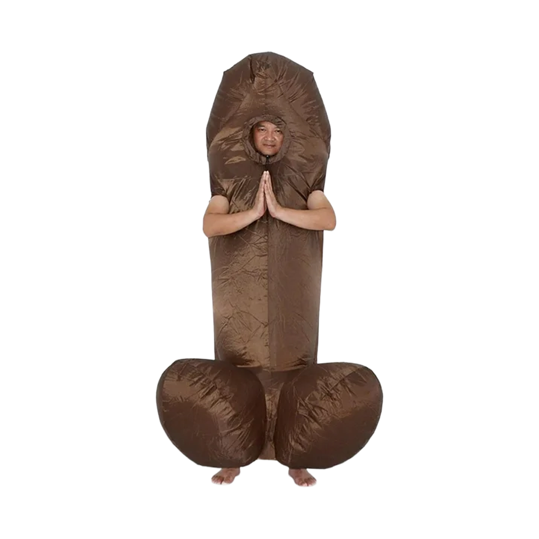 Disfraz de PENE NEGRO inflable