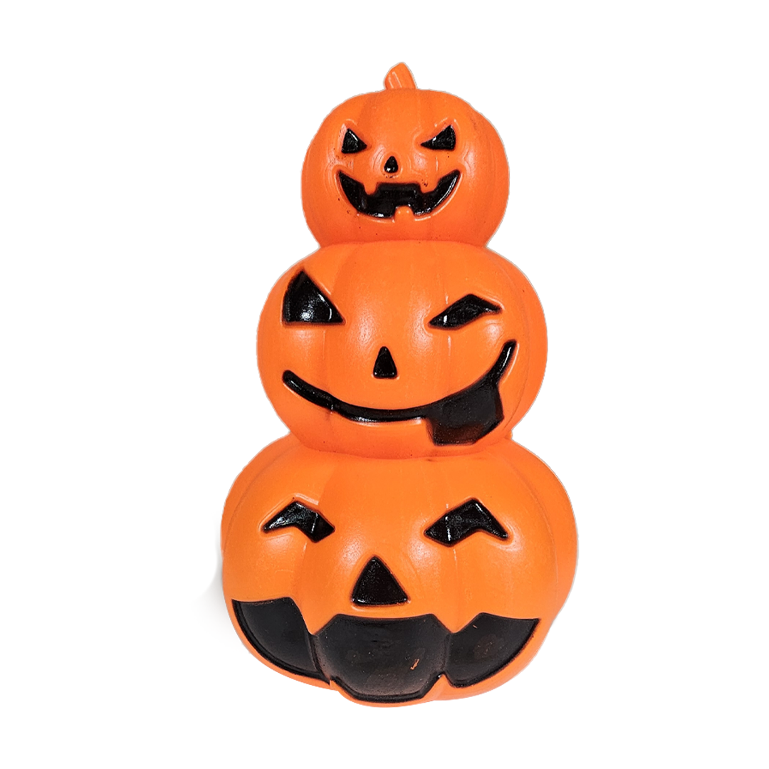 Adorno de 3 calabazas con luz