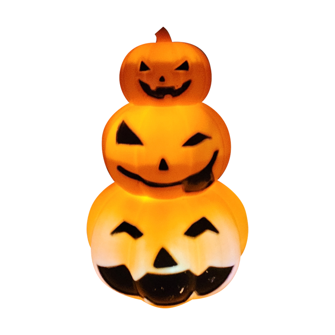 Adorno de 3 calabazas con luz - Imagen 2