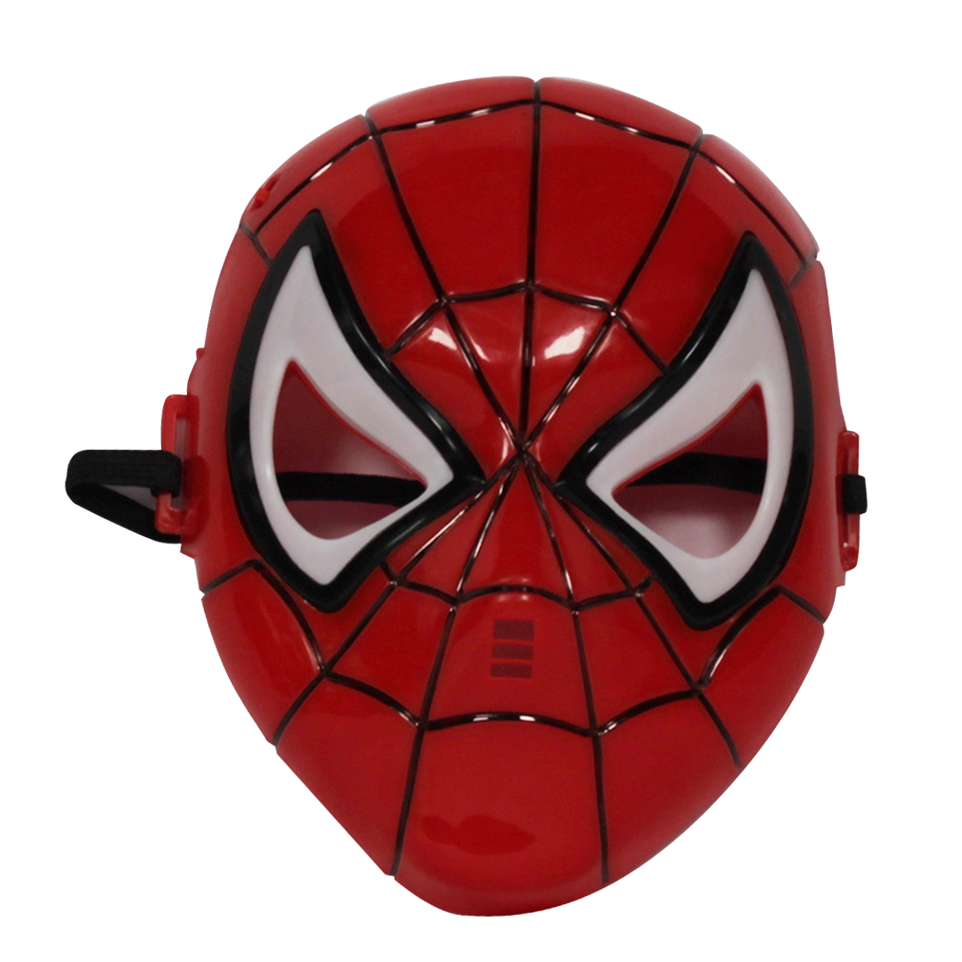 Máscara de Spider-Man con luz