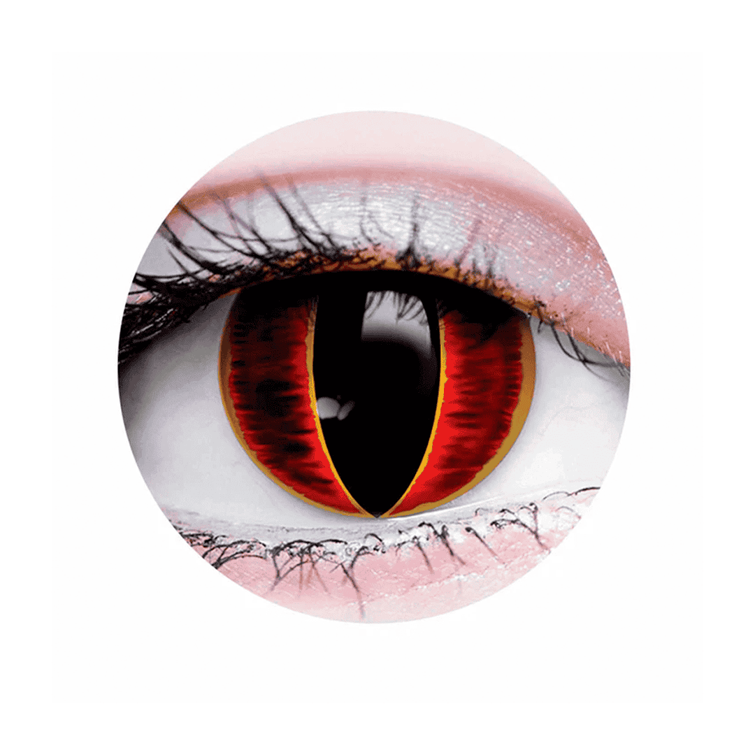 Lentes de contacto sauron - red cosplay colored lenses
