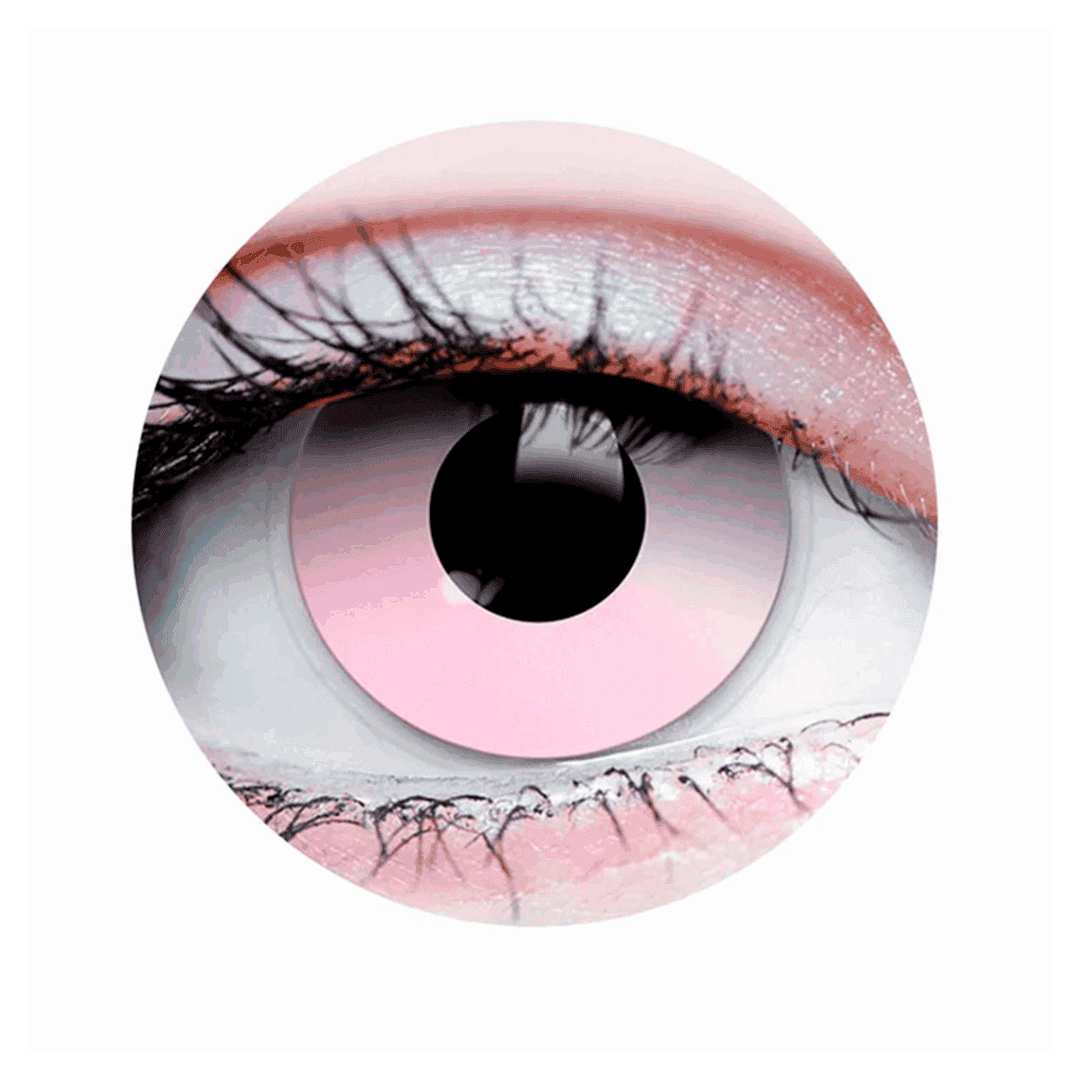 Lentes de contacto cotton candy - pink colored lenses