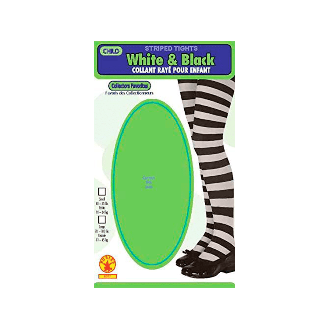 Medias de rayas blancas y negras - Imagen 2