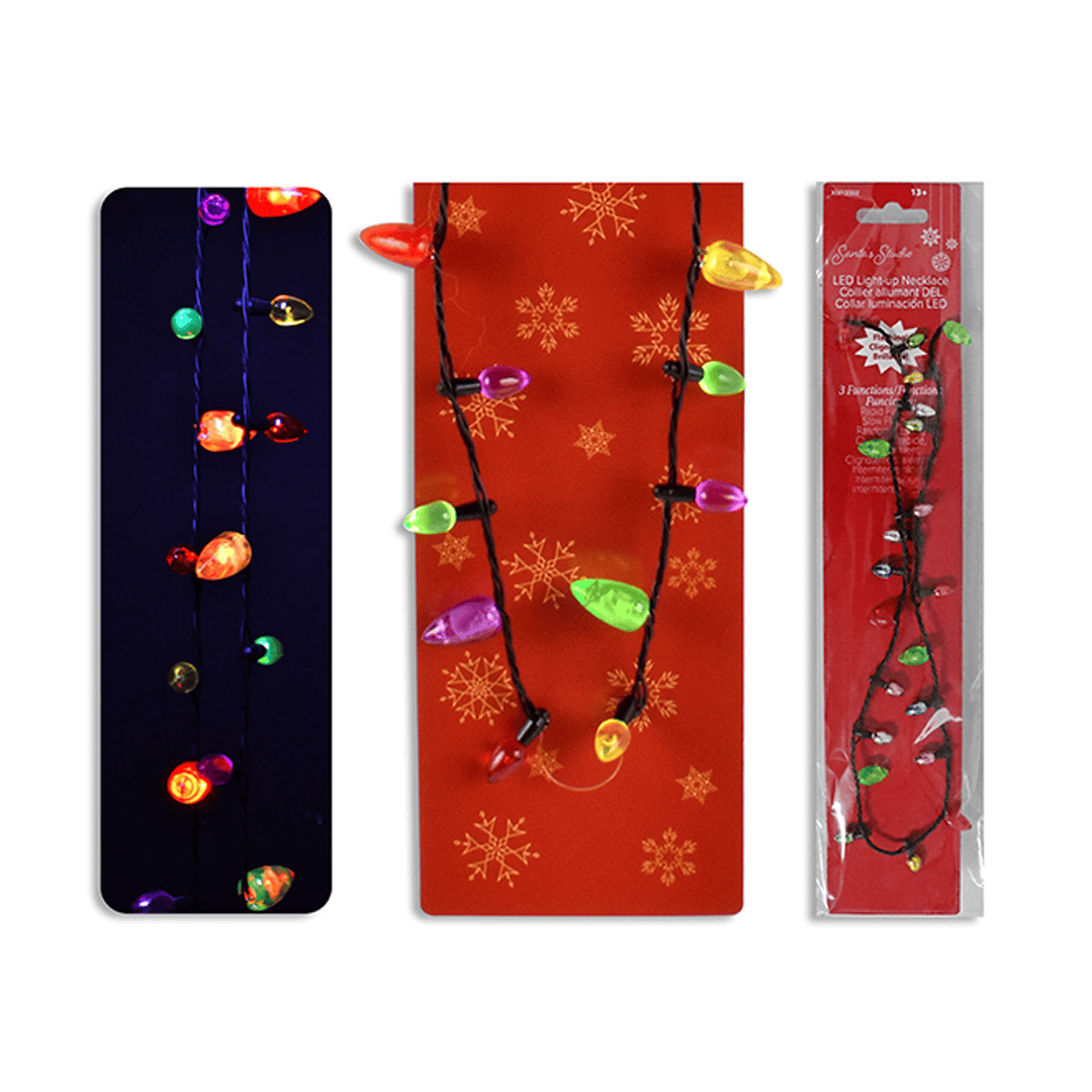 Collar con bombillas LED