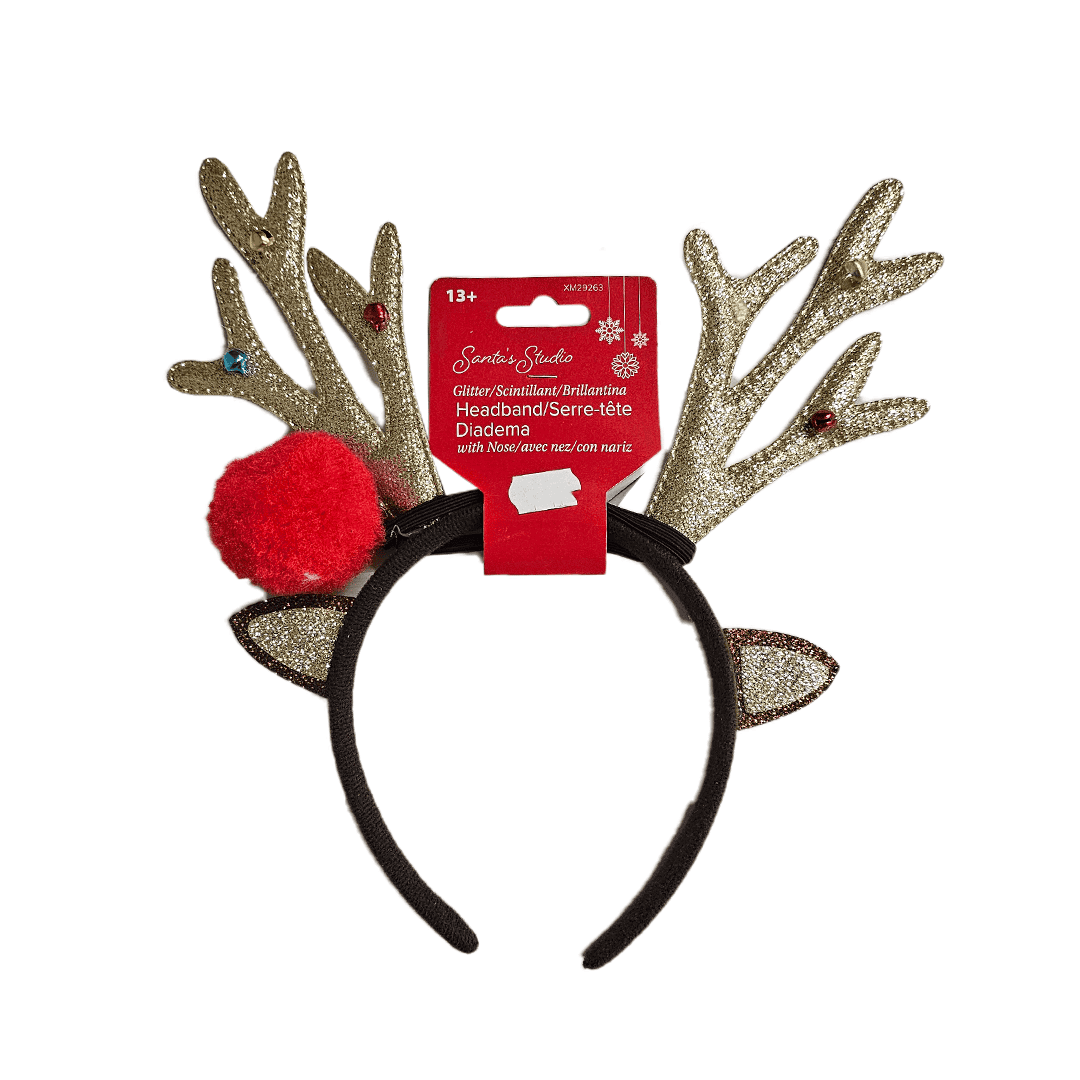 Diadema de reno brillante