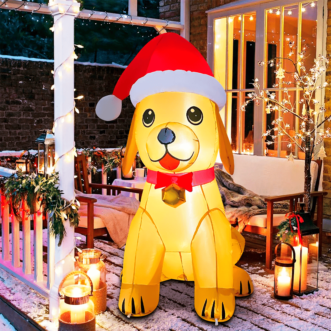Perro navide?o inflable - Imagen 2