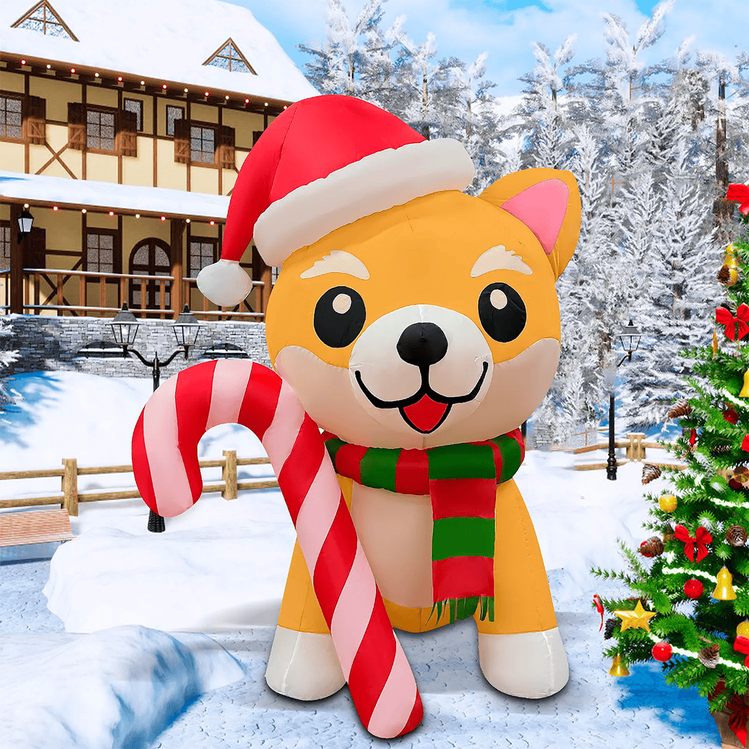 Perro navide?o inflable - Imagen 2