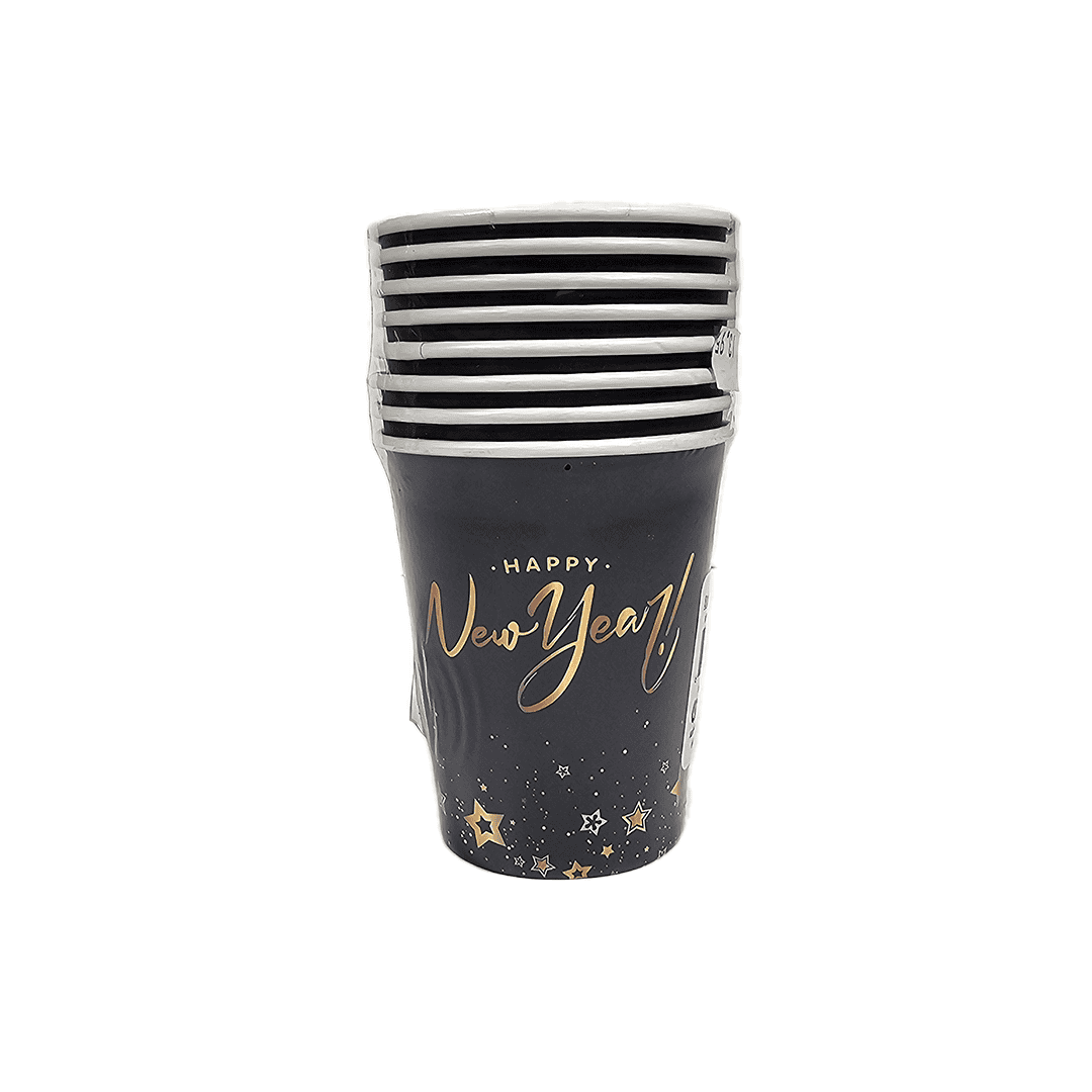 Vasos desechables Happy New Year - Imagen 2