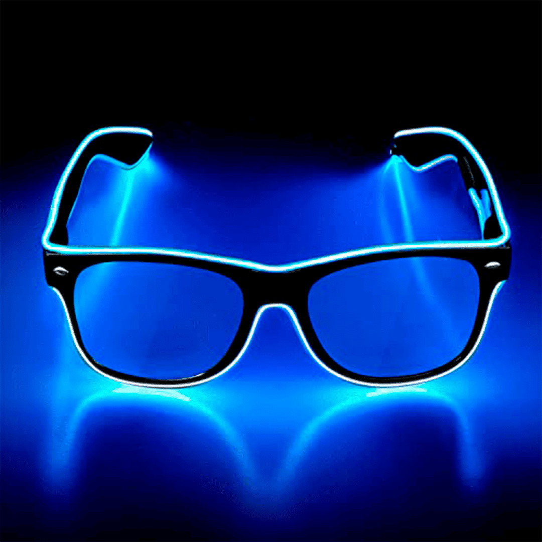 Lentes LED azul