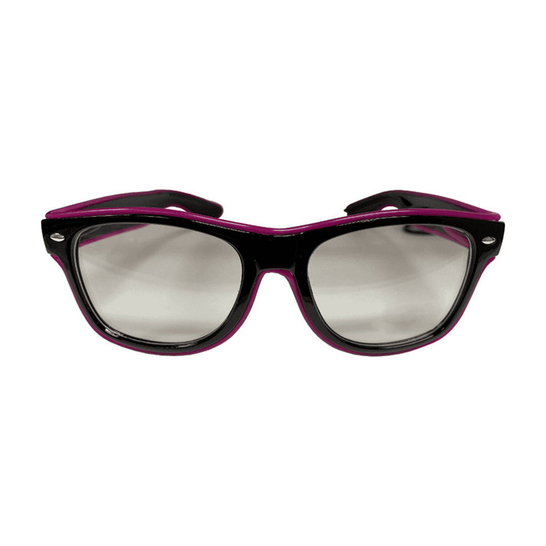 Lentes LED morado - Imagen 2