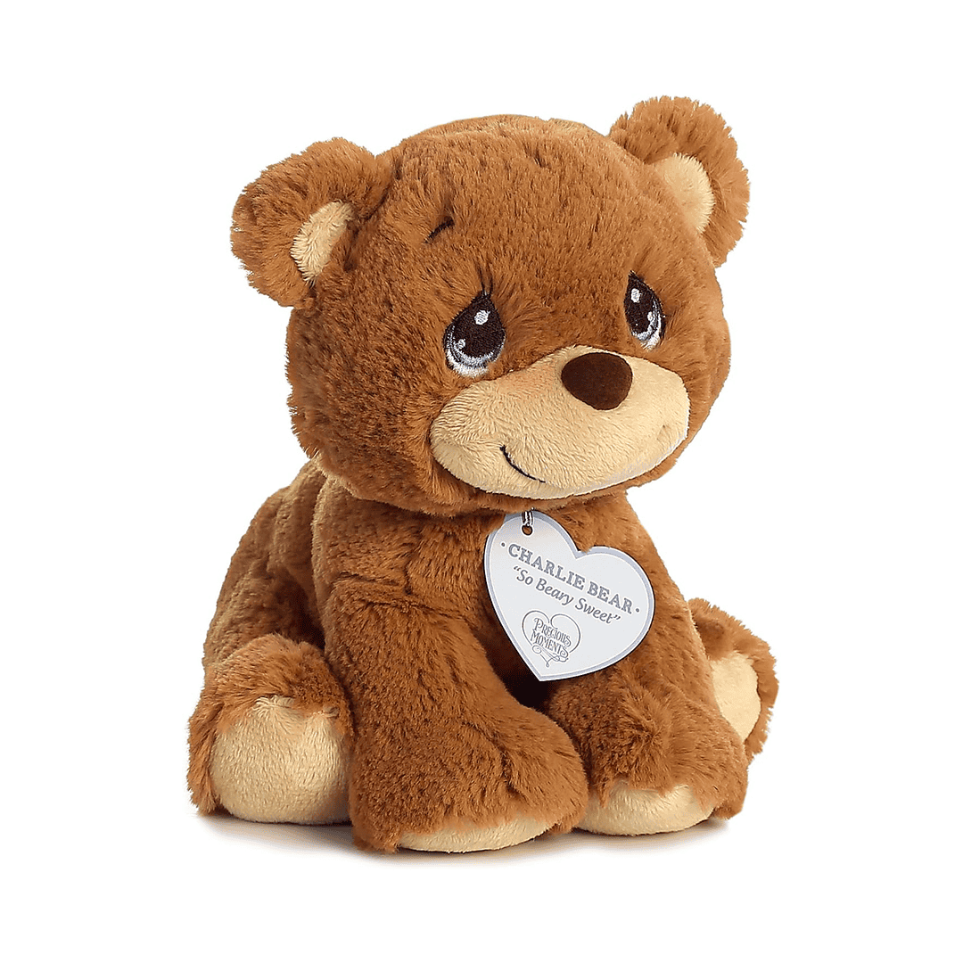 Peluche Charlie Bear – Small (Brown Bear) De 8.5" - Imagen 2