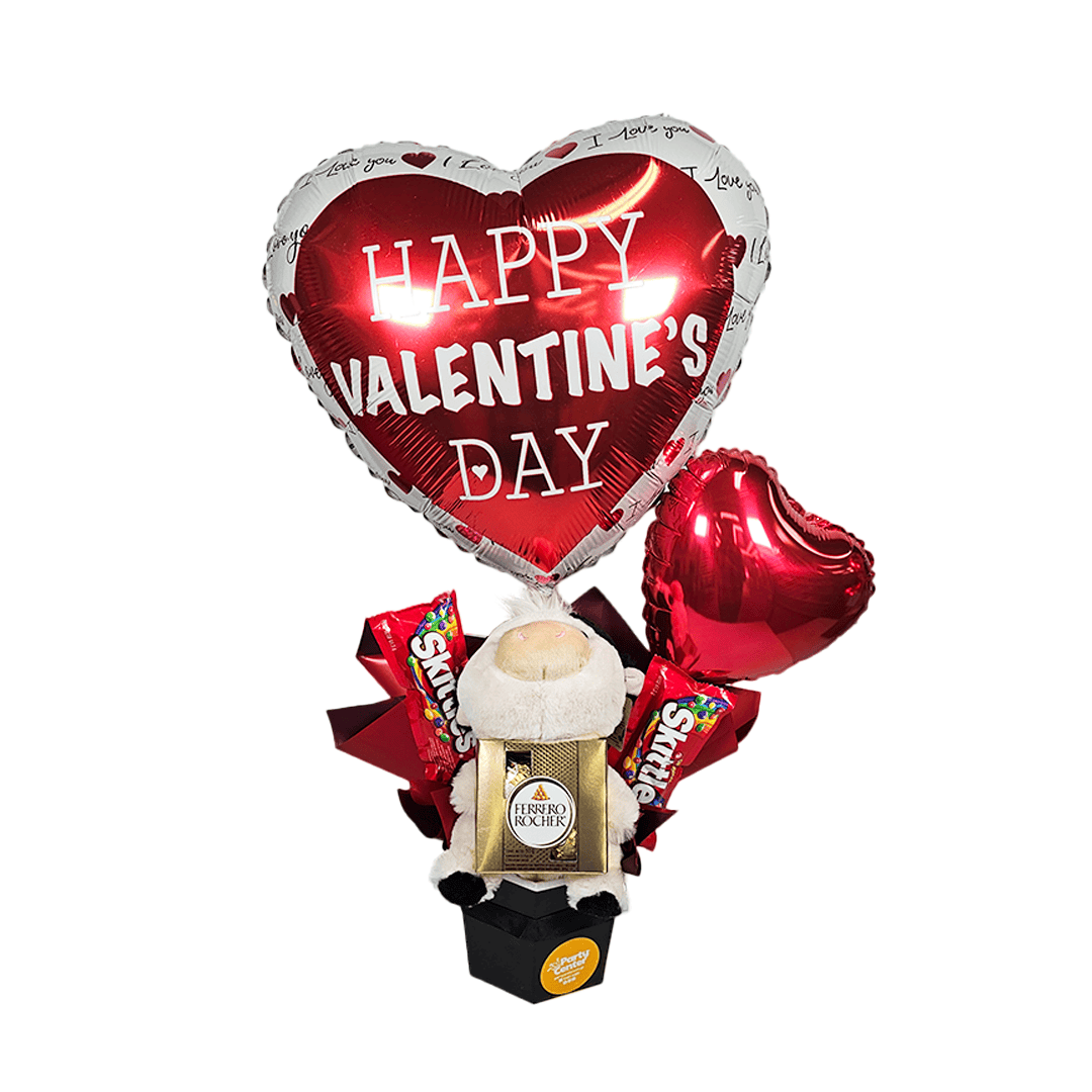 Arreglo especial globo metálico con peluche