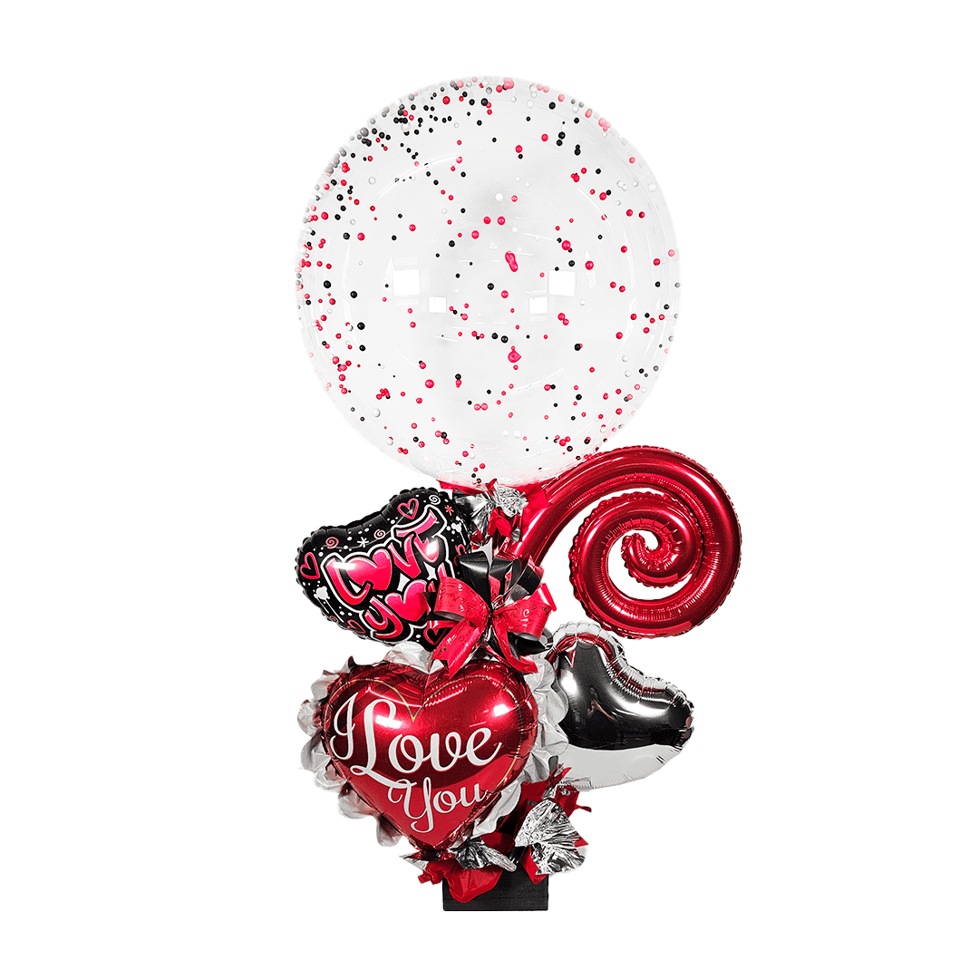 Arreglo burbuja día del cariño - Imagen 10