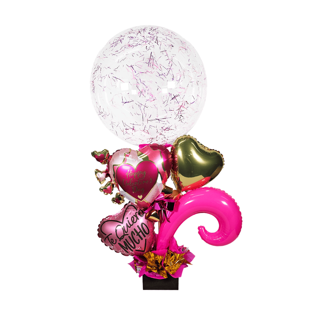 Arreglo burbuja día del cariño - Imagen 4